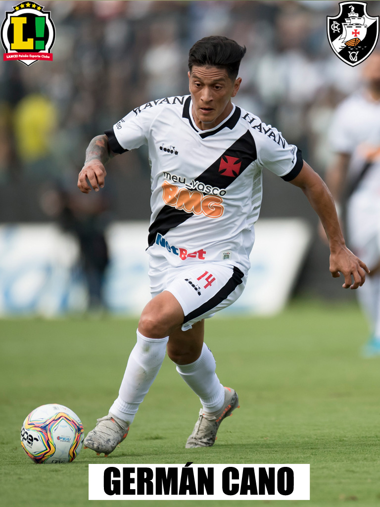 Cano - 7,0 - Grande início de temporada do centroavante argentino. Mostrou bom posicionamento e oportunismo ao marcar o gol de empate. O quarto gol de Cano em seis jogos com a camisa do Vasco. No entanto, poderia ter colocado o Vasco à frente ao perder chance clara de gol aos 39 do primeiro tempo. 