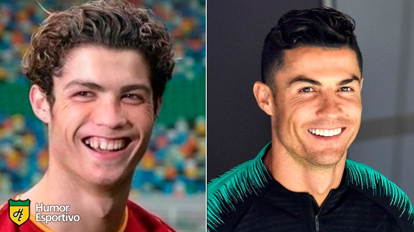 Antes e depois: as mudanças de Cristiano Ronaldo
