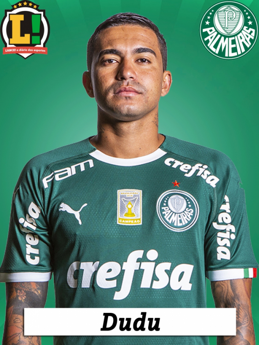 Dudu - 7,0 - É quem desequilibra no time do Palmeiras. Se movimenta sempre pensando deixar um companheiro em melhor condição para finalizar. Não se escondeu em nenhum momento da partida.