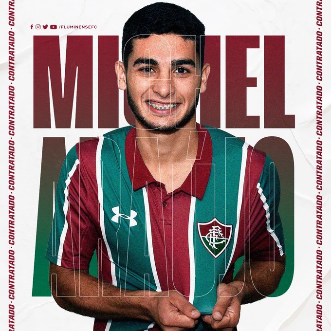 ESQUENTOU -Com pouco espaço após a chegada de Roger Machado, o uruguaio Michel Araújo está em conversas avançadas para defender o Al-Wasl, dos Emirados Árabes, treinado por Odair Hellmann. A cessão por parte do Fluminense seria por empréstimo e com opção de compra fixada em 3,5 milhões de dólares (cerca de R$ 19,8 milhões) ao fim do vínculo.