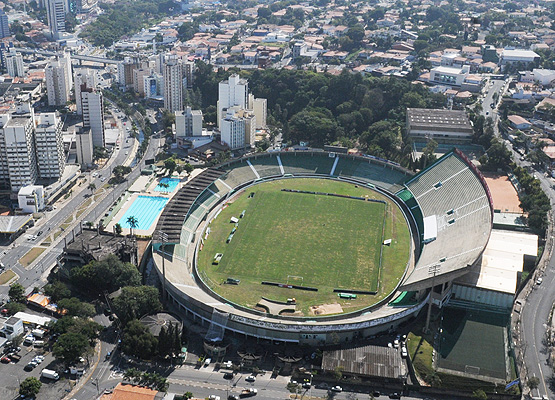 Estádio do Guarani como mandante: Brinco de Ouro.