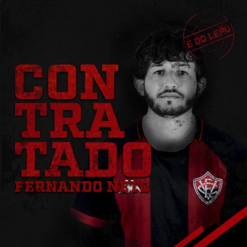 Ex-Fluminense, o meia Fernando Neto foi contratado para reforçar o Vitória. Meia tinha contrato vigente com a equipe carioca até dezembro de 2019 e atuou na última temporada emprestado ao Paraná. 