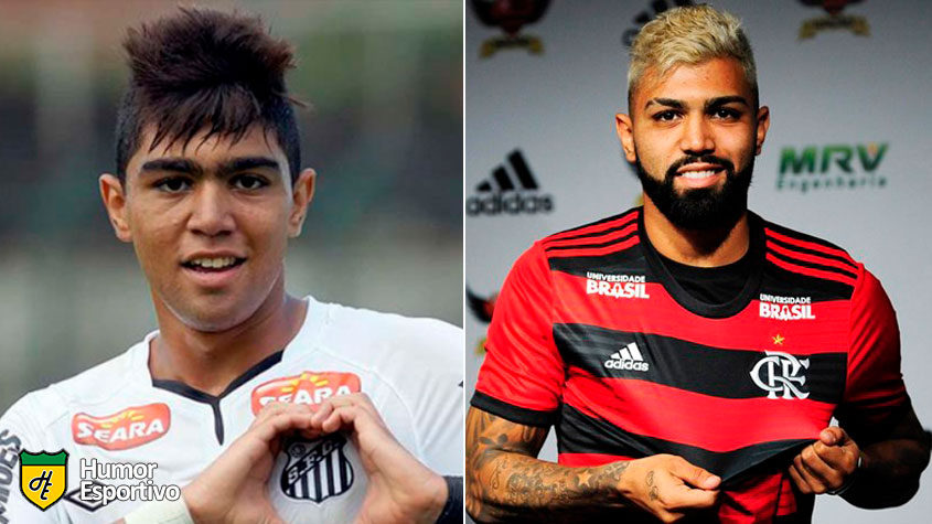 Antes e depois: as mudanças de Gabigol