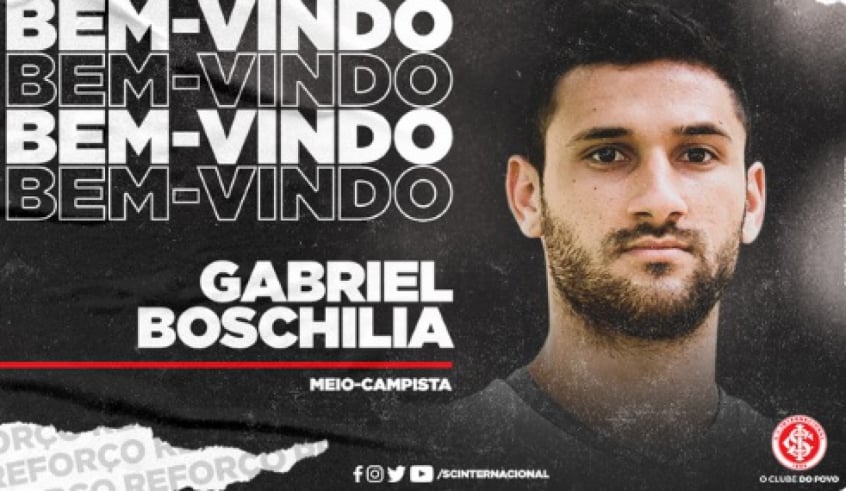 Nesta terça-feira, o Internacional anunciou a chegada do sexto reforço para a temporada. Trata-se do meio-campista Gabriel Boschilia, que estava no Monaco-FRA e assinou com o Colorado por três temporadas.