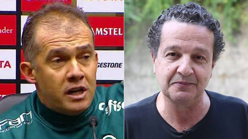 Após jogo contra o Peñarol na Libertadores 2019, o treinador Eduardo Baptista, que na época comandava o Palmeiras, criticou um texto publicado pelo jornalista Juca Kfouri, que o chamou de 'maleável'. Durante a coletiva, Eduardo se revoltou, criticou o texto e pediu para o jornalista citar a fonte que deu informações para Kfouri.