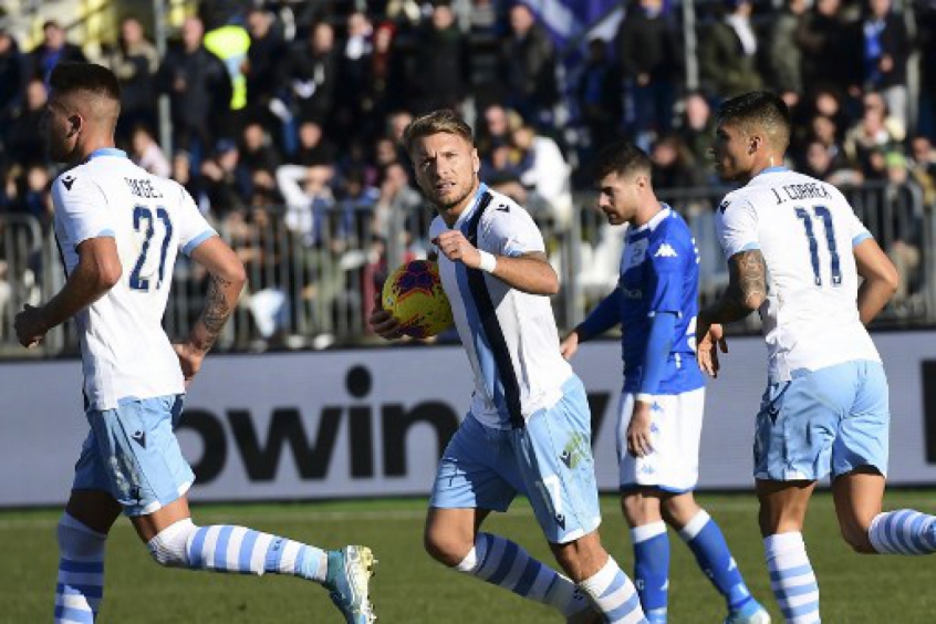 LAZIO, do atacante Immobile, também está na Liga dos Campeões 2020-21, fechando o campeonato italiano entre os quatro primeiros colocados. São quatro vagas para o país.