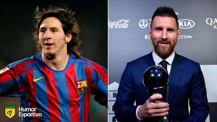 Antes e depois: as mudanças de Lionel Messi