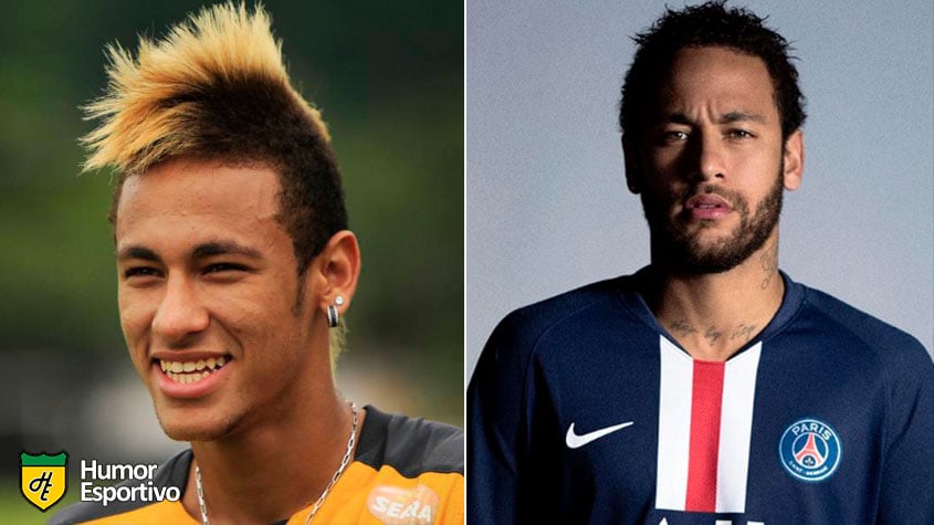 Antes e depois: as mudanças de Neymar Júnior