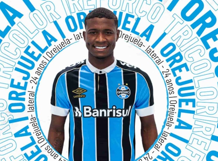 Orejuela - Grêmio - 24 anos - lateral-direito - colombiano
