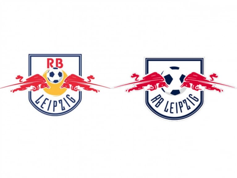 RB Leipzig - O RB Leipzig  foi obrigado a mudar seu escudo pela Liga Alemão de Futebol quando subiu para a segunda divisão do país. O emblema anterior fazia referência à Red Bull, patrocinadora do clube, o que é vetado pela organização local.