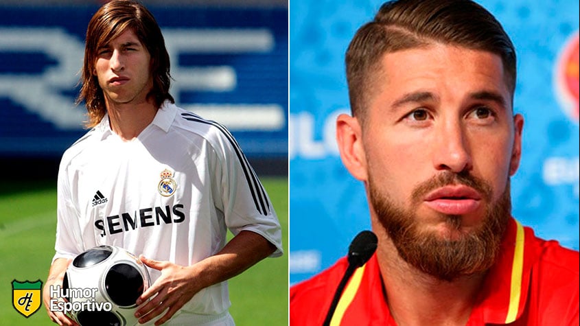 Antes e depois: as mudanças de Sergio Ramos