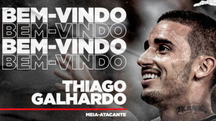 Depois de não se reapresentar junto ao Ceará e ter seu nome ligado nos últimos dias ao Internacional, o meia Thiago Galhardo foi anunciado, em caráter oficial, como o novo reforço do Colorado nessa quarta-feira (8).