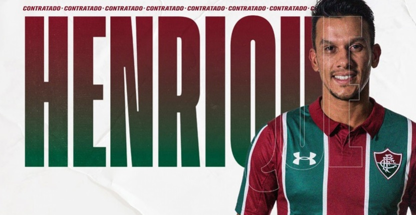 O volante Henrique, ex-Cruzeiro, foi anunciado oficialmente pelo Fluminense nesta quinta-feira. Ele chega por empréstimo até o fim da temporada e vestirá a camisa 8 do Tricolor.