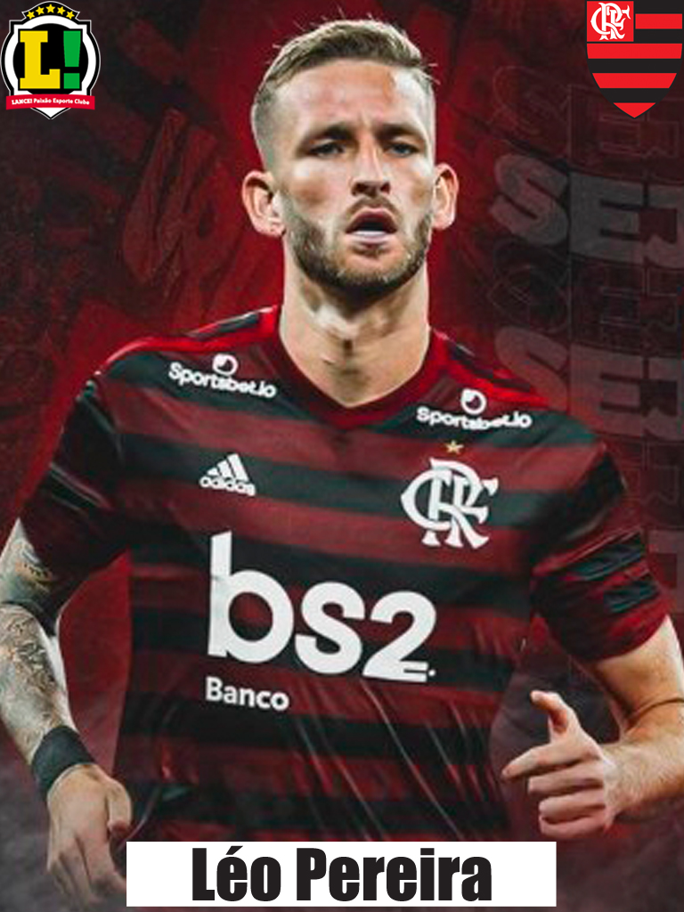 Léo Pereira - 7,5 - Léo Pereira teve a sua melhor atuação pelo Flamengo. Seguro e optando pelo simples para adquirir confiança. 