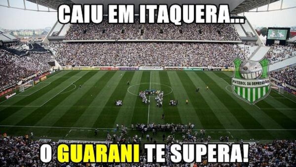 Corinthians x Guarani-PAR - Oitavas de final da Copa Libertadores de 2015 (13/05/2015). Depois de derrota no Paraguai por 2 a 0, o Corinthians não conseguiu reverter o resultado na Arena e ficou apenas no empate por 2 a 2. Segunda eliminação alvinegra na Arena em menos de um mês.