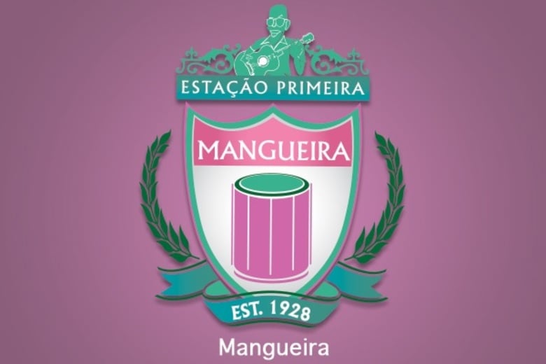 Samba e futebol: a mistura dos escudos da Mangueira e do Liverpool