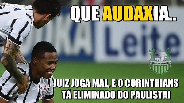 Corinthians x Audax - Semifinal do Campeonato Paulista de 2016 (23/04/2016). As equipes empataram por 2 a 2 (com direito a gol de Tchê Tchê) e a decisão ficou para os pênaltis. Fagner e Rodriguinho desperdiçaram as cobranças e mais uma eliminação do Timão em Itaquera