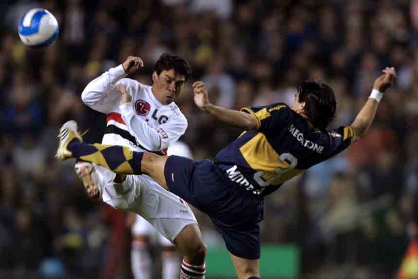 07/06/2006– Boca Juniors 2×1 São Paulo (Recopa Sul-Americana 2006) - No jogo de ida da final da Recopa Sul-Americana, Thiago Ribeiro abriu o marcador, mas Palacio, duas vezes, virou. 