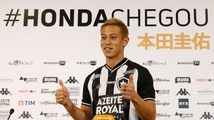 Na sexta colocação, um jogador que ainda precisa estrear. Honda, meia japonês de 33 anos, assinou com o Botafogo no começo desta temporada e foi apresentado no último sábado. O jogador deve ser o principal jogador do Fogão no ano. 