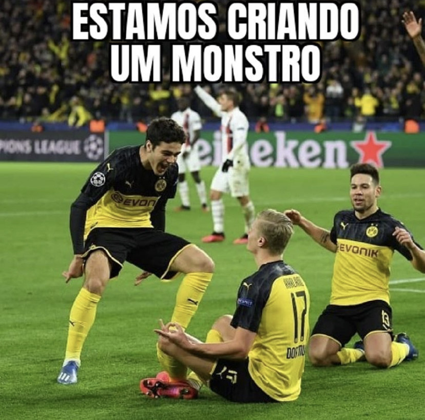 Gratuit Images Artilheiro Haaland Protagoniza Os Memes Da Vitoria Do Borussia dernière par