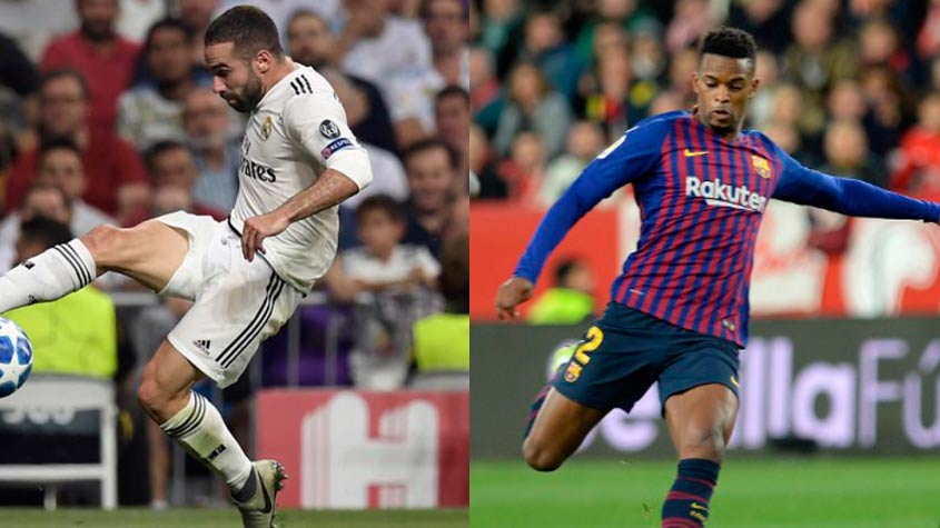 Na lateral-direita, uma disputa um pouco mais apertada. Carvajal é o mais caro, valendo 50 milhões de euros (R$ 247 milhões). Nélson Semedo está avaliado em 40 milhões de euros (R$ 197,6 milhões).