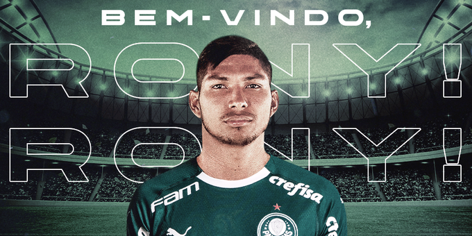 O Palmeiras encerrou a novela e anunciou o atacante Rony no início da tarde desta sexta-feira. Ele vem do Athletico por por 6 milhões de euros (R$ 28,5 milhões) e o vínculo vai até 2024.