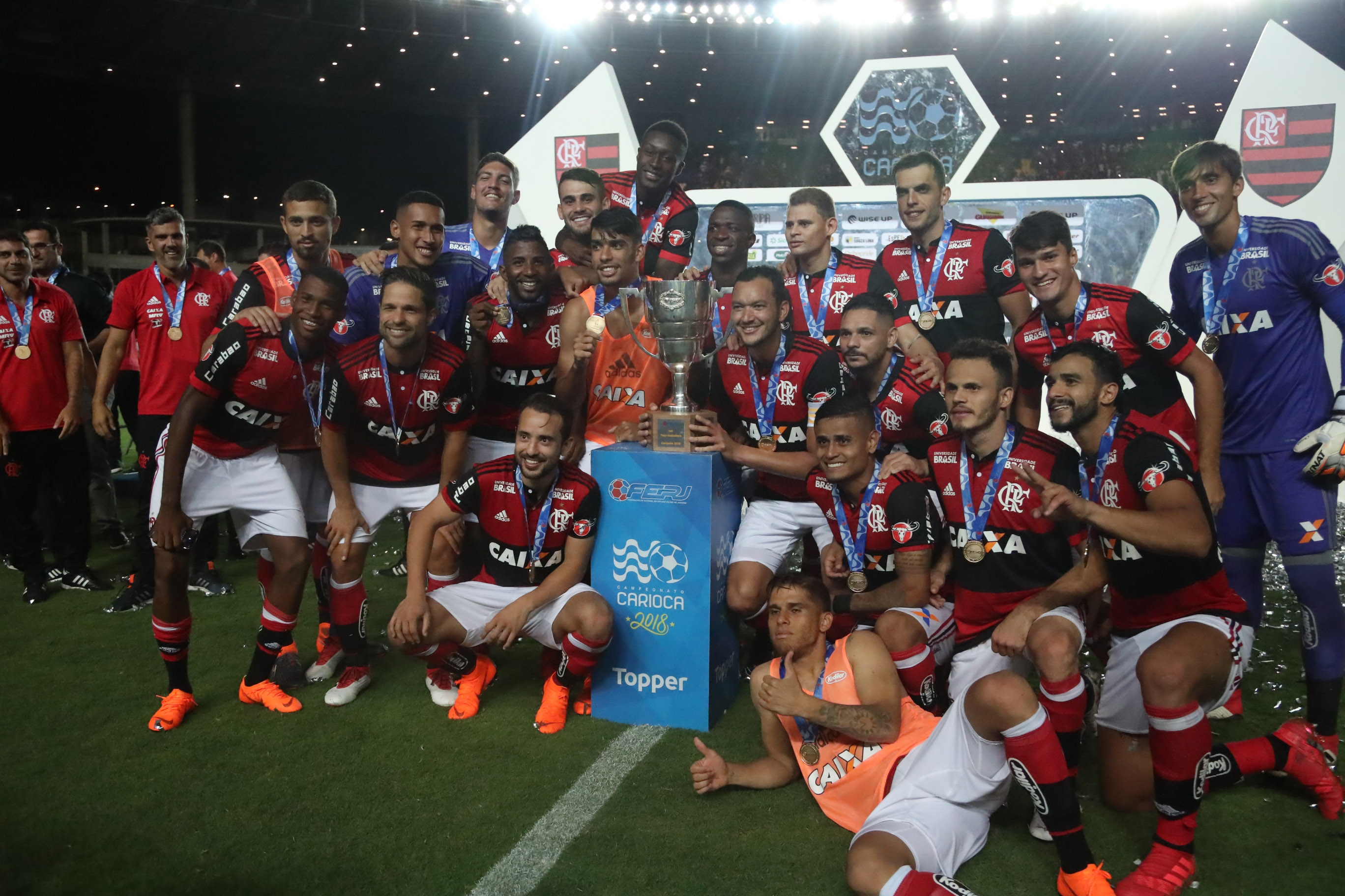 Campeão da Taça Guanabara de 2018: Flamengo 2 x 0 Boavista.
