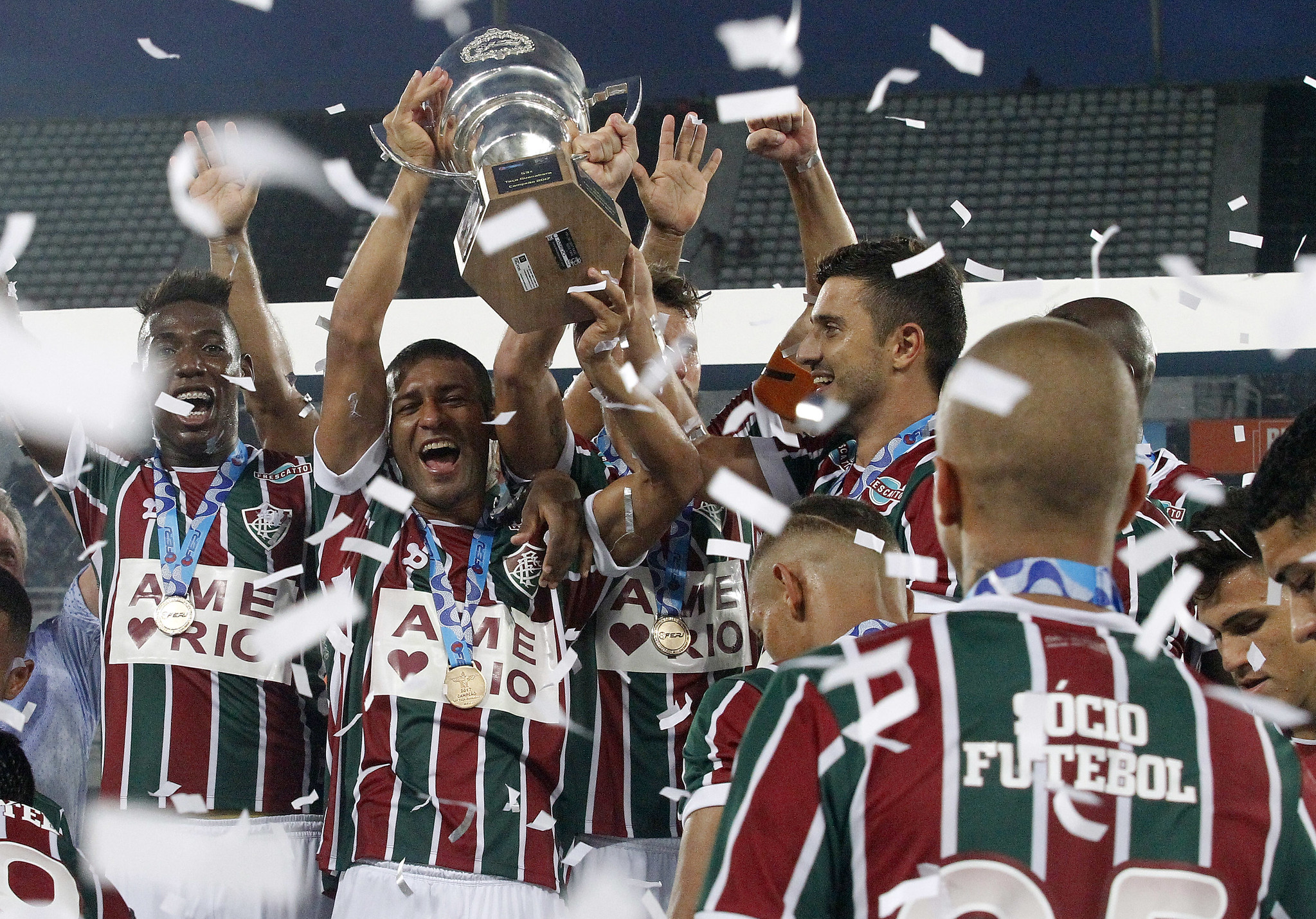 2017 - Também com Abel Braga no comando, o Fluminense chegou ao décimo título da Taça Guanabara após uma disputa de pênaltis contra o Flamengo. Foi um jogo com duas viradas e que terminou 3 a 3 no tempo normal.