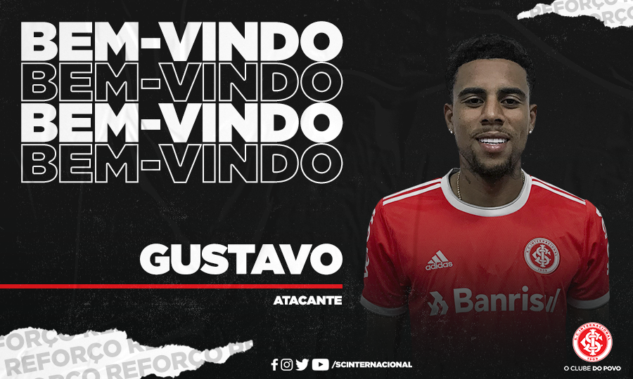 O atacante Gustavo ainda não atuou com a camisa do Internacional. Ele chegou do Corinthians no dia 18 de fevereiro.