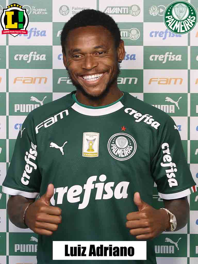 12º - Luiz Adriano - Palmeiras - 5 gols em 10 jogos