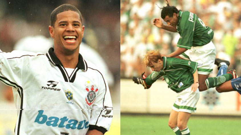 Um grande clássico marcaria a Supercopa de 1999: Corinthians (campeão Brasileiro de 98) de um lado, e o Palmeiras (campeão da Copa do Brasil de 98) do outro. O dérbi teria em campo Vampeta, Dinei e Marcelinho Carioca contra Alex, Oséas e Paulo Nunes. Já pensou?