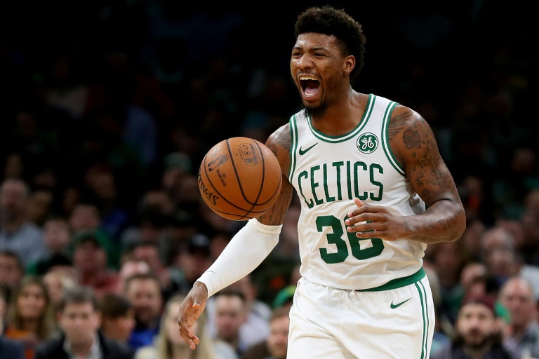 Marcus Smart, ala-armador do Boston Celtics, está com coronavírus.