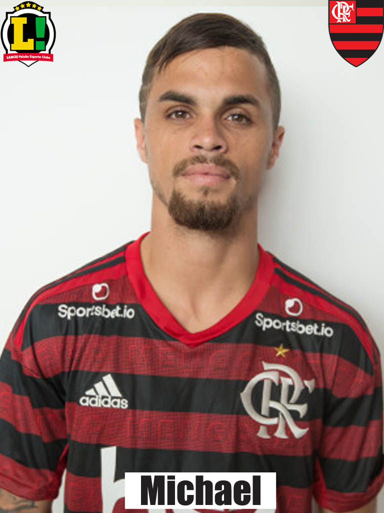 Michael - 5,5 - Manteve o ritmo do time do Flamengo, mas pouco conseguiu fazer de forma efetiva. Em uma lance, poderia ter tocado mas finalizou para defesa do goleiro.
