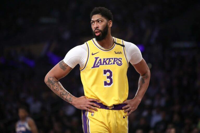 Anthony Davis, do Los Angeles Lakers, também.