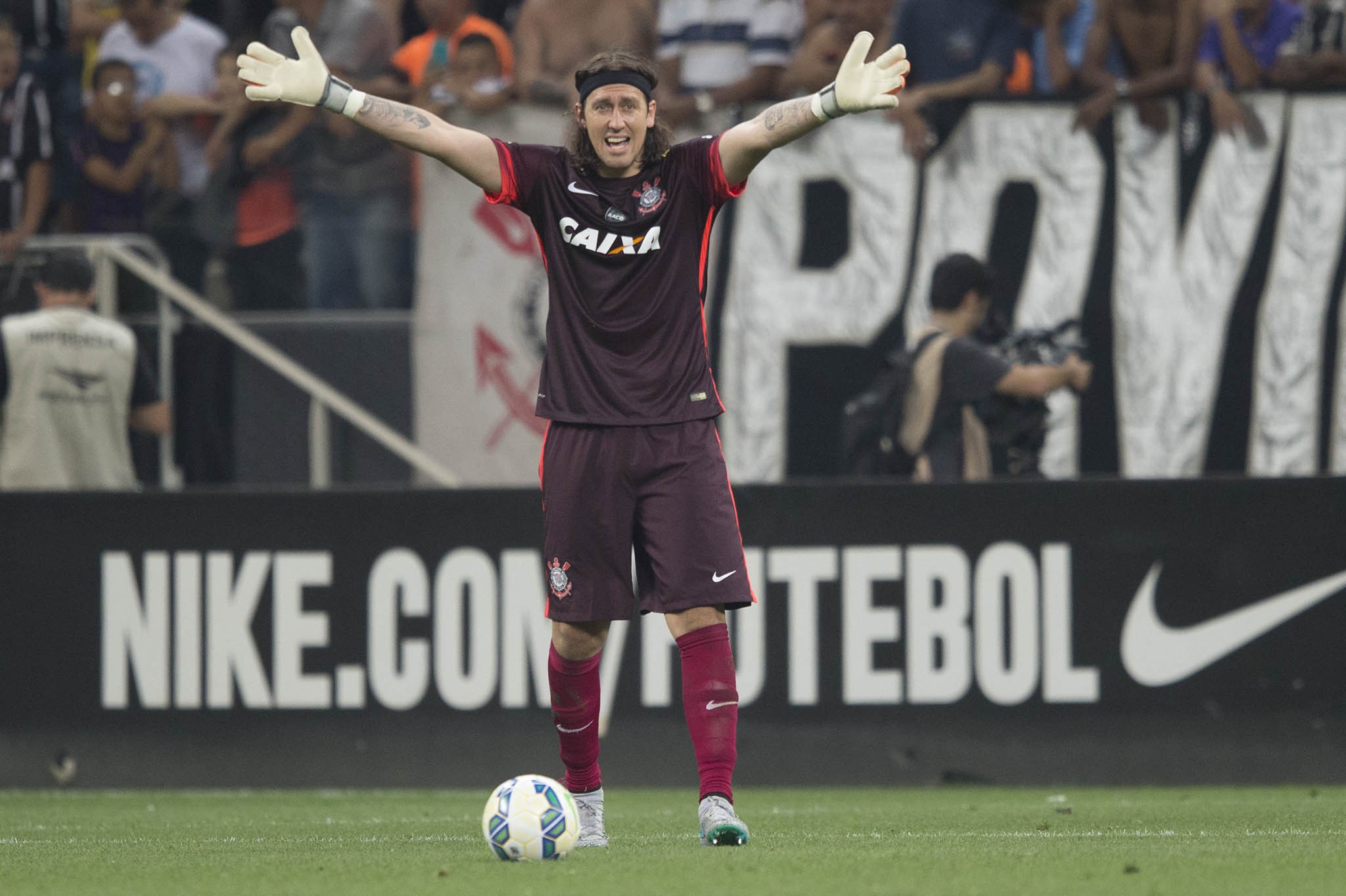 Cássio, goleiro titular, até hoje no Corinthians. Pelo clube, foi campeão da Libertadores, Mundial de Clubes, Paulista (quatro vezes), Brasileiro (duas vezes) e Recopa Sul-Americana (2013).