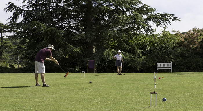 O croquet, modalidade que lembra um pouco o golfe, fez parte da edição de 1900, em Paris. Na disputa, tomaram parte sete homens e três mulheres. Atletas franceses levaram todas as medalhas. 