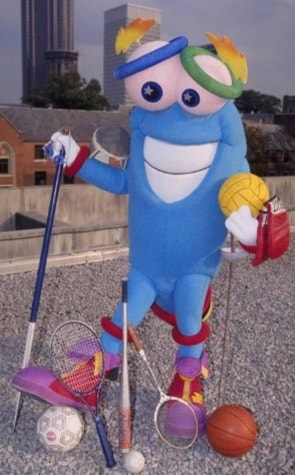 Olimpíadas de Atlanta (EUA) - Ano: 1996 - Mascote: A figura tecnológica Izzy