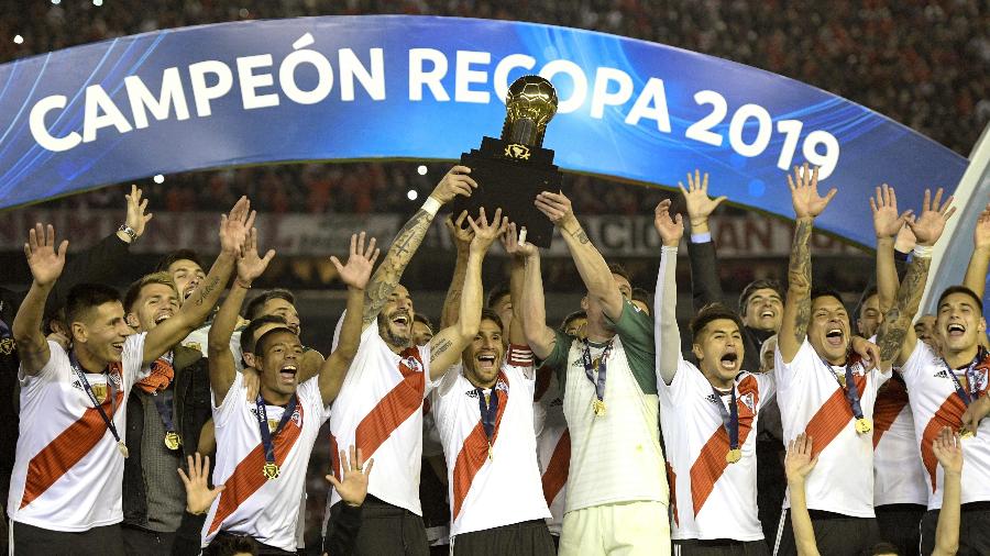 Em 2019, o River Plate foi campeão ao derrotar o Athletico-PR. A equipe argentina perdeu de 1 a 0 em Curitiba, mas venceu por 3 a 1 no Monumental de Nuñes e garantiu o tricampeonato da competição.