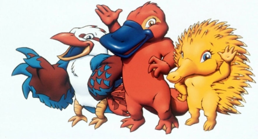 Olimpíadas de Sidney (AUS) - Ano: 2000 - Mascote: O cucaburra Olly, o ornitorrinco Syd e a equidna Millie