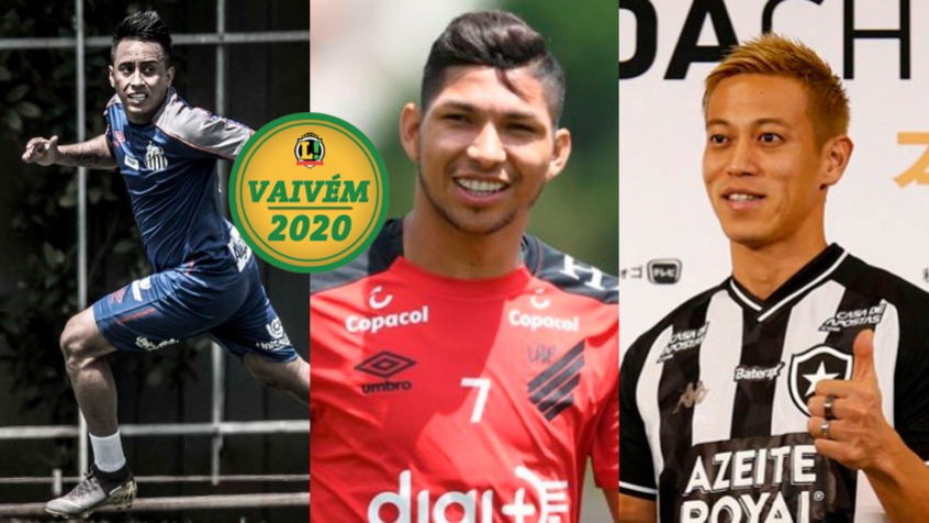 Mesmo com os clubes já montados previamente, o vaivém do final de semana foi agitado. A "novela Cueva" permanece já que o Santos deve receber indenização do Pachuca, do México. A outra novidade é no Paraná: o atacante Rony deve renovar com o Furacão, garantiu o empresário. Além disso, o japonês Honda foi apresentado no sábado para alegria dos botafoguenses. Veja. 