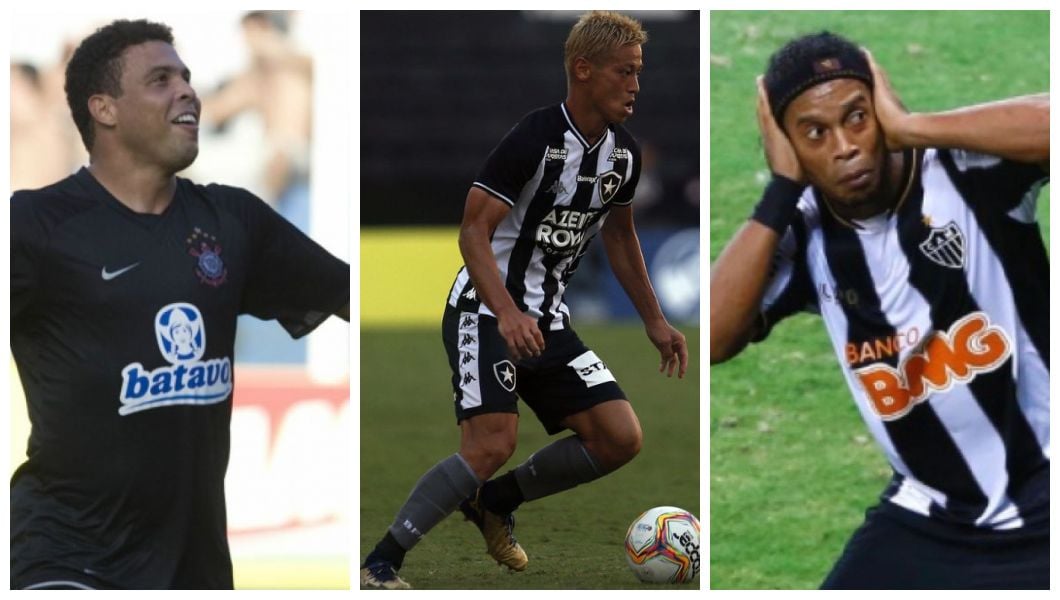 O Botafogo apenas empatou no final de semana, mas Keisuke Honda estreou com bola na rede. Confira a seguir uma galeria especial, que relembra os primeiros gols de cada grande contratação dos times!