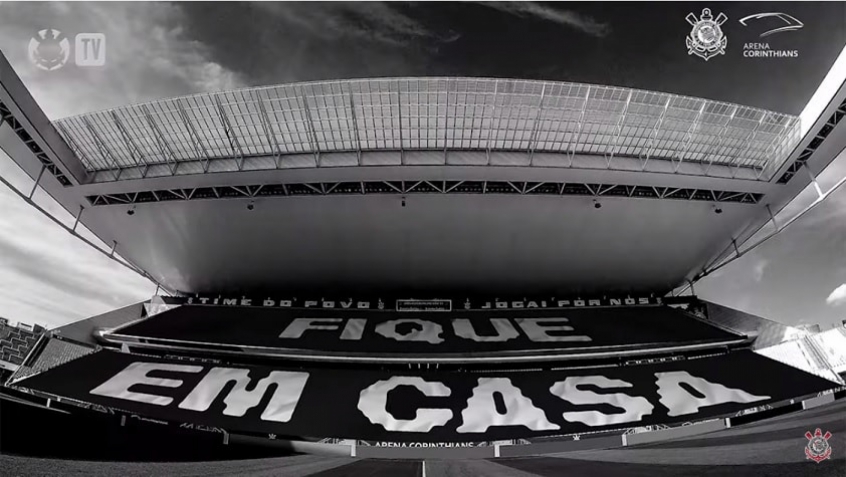 A campanha #PrevençãoCorinthiana foi lançada nesta terça-feira com um vídeo na Corinthians TV narrado por Basílio, o Pé de Anjo, autor do gol que deu o título paulista de 1977 ao clube após 23 anos sem conquistas.  A campanha pede que os torcedores fiquem em casa.