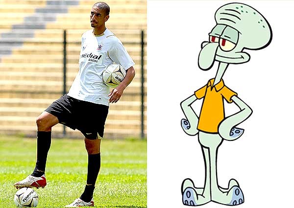 20 jogadores que parecem personagens de desenho animado