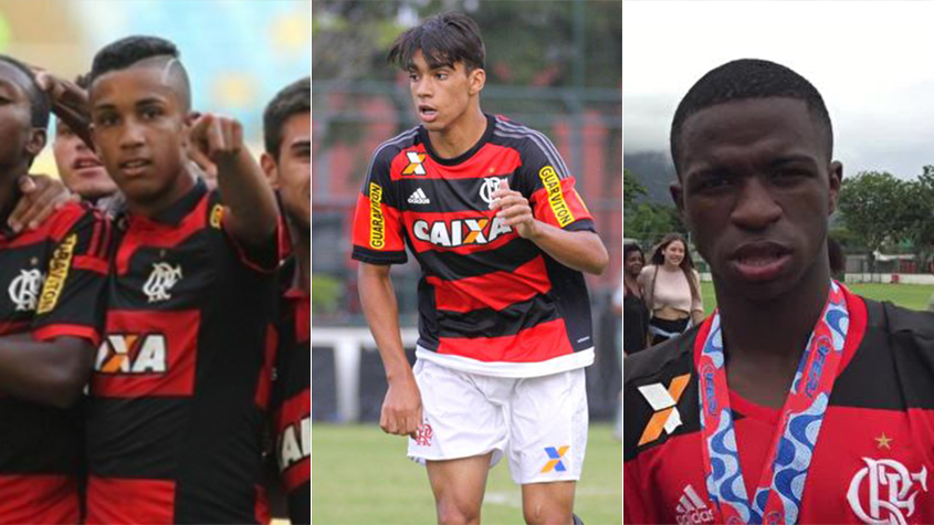 Flamengo - O Mengão teria grandes jogadores como Jorge, Paquetá e Vinicius Junior. A equipe ideal seria com: Cesar (Flamengo); Michel (Corinthians), Samir (Udinese), Marllon (Corinthians) e Jorge (Monaco); Felipe Melo (Palmeiras), Matheus Sávio (Kashiwa Reysol), Renato Augusto (Beijing Guoan); Reinier (Real Madrid), Lucas Paquetá (Milan) e Vinicius Junior (Real Madrid)