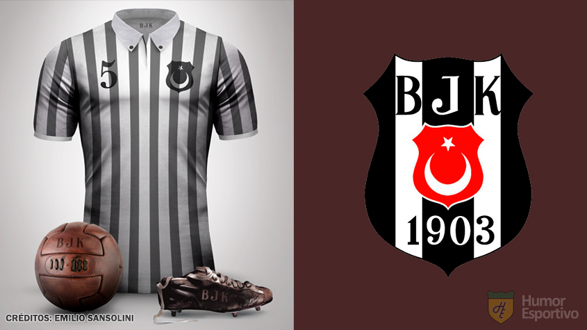 Camisas clássicas do futebol: Besiktas.
