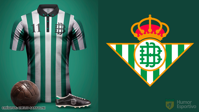 Camisas clássicas do futebol: Real Betis.