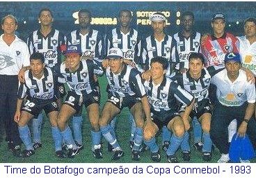 Botafogo 2 x 2 Peñarol - 3-1 nos pênaltis (Conmebol 1993): Em setembro de 1993, o Botafogo conquistou o título inédito da Copa Conmebol, em uma decisão emocionante contra o Peñarol-URU.