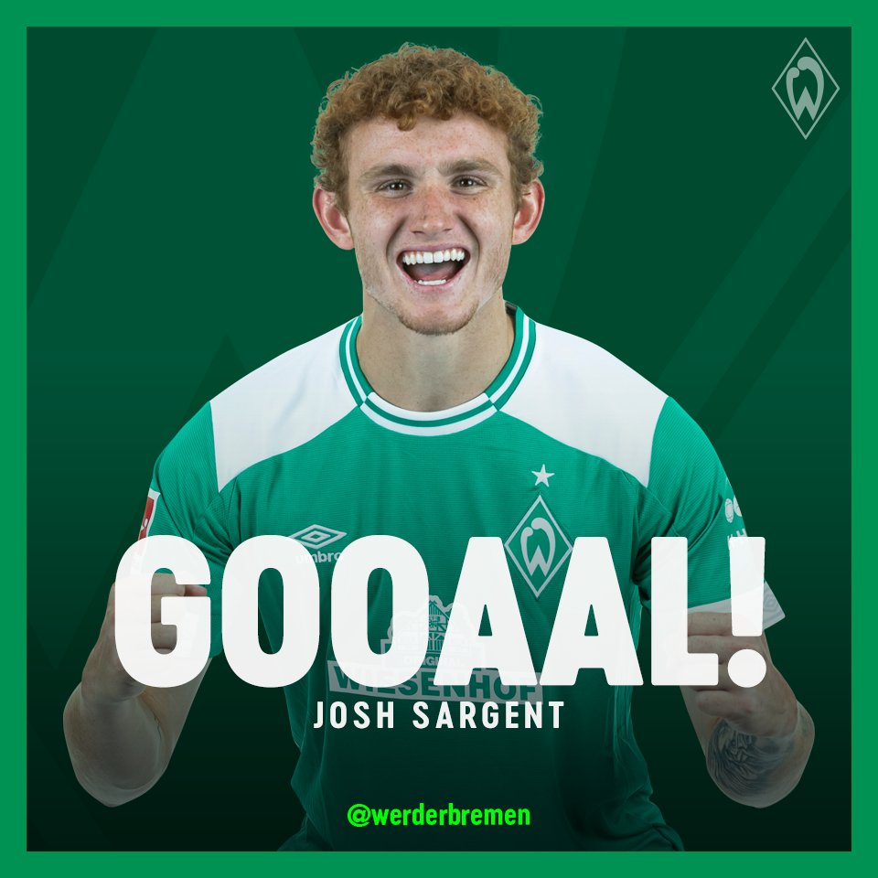 Josh Sargent, atacante do Werder Bremen, tem 20 anos e é avaliado em 16,6 milhões de euros (cerca de R$ 90 milhões).