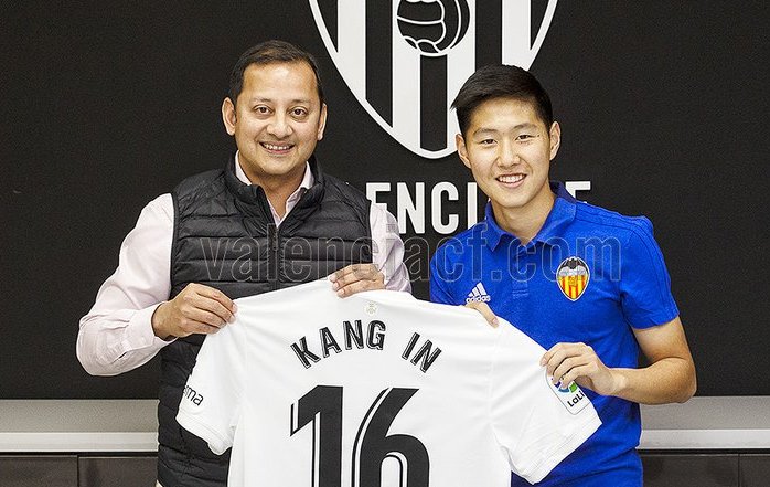 Kang-In Lee, meio-campista do Valencia, tem 19 anos e é avaliado em 21,9 milhões de euros (cerca de R$ 119 milhões).