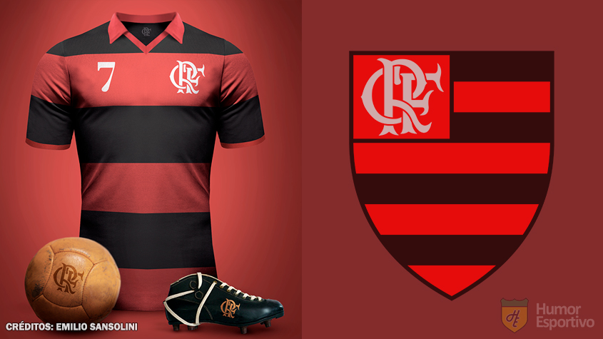 Camisas clássicas do futebol: Flamengo.